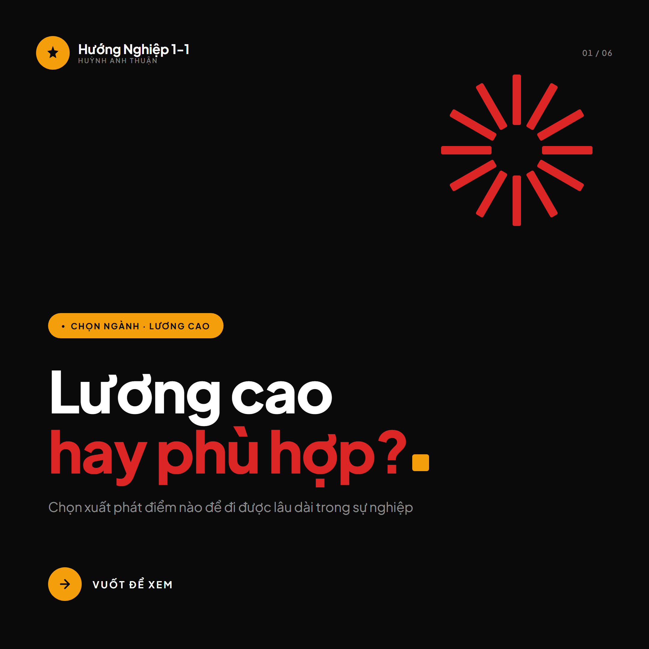 Lương cao hay phù hợp? — Slide 1