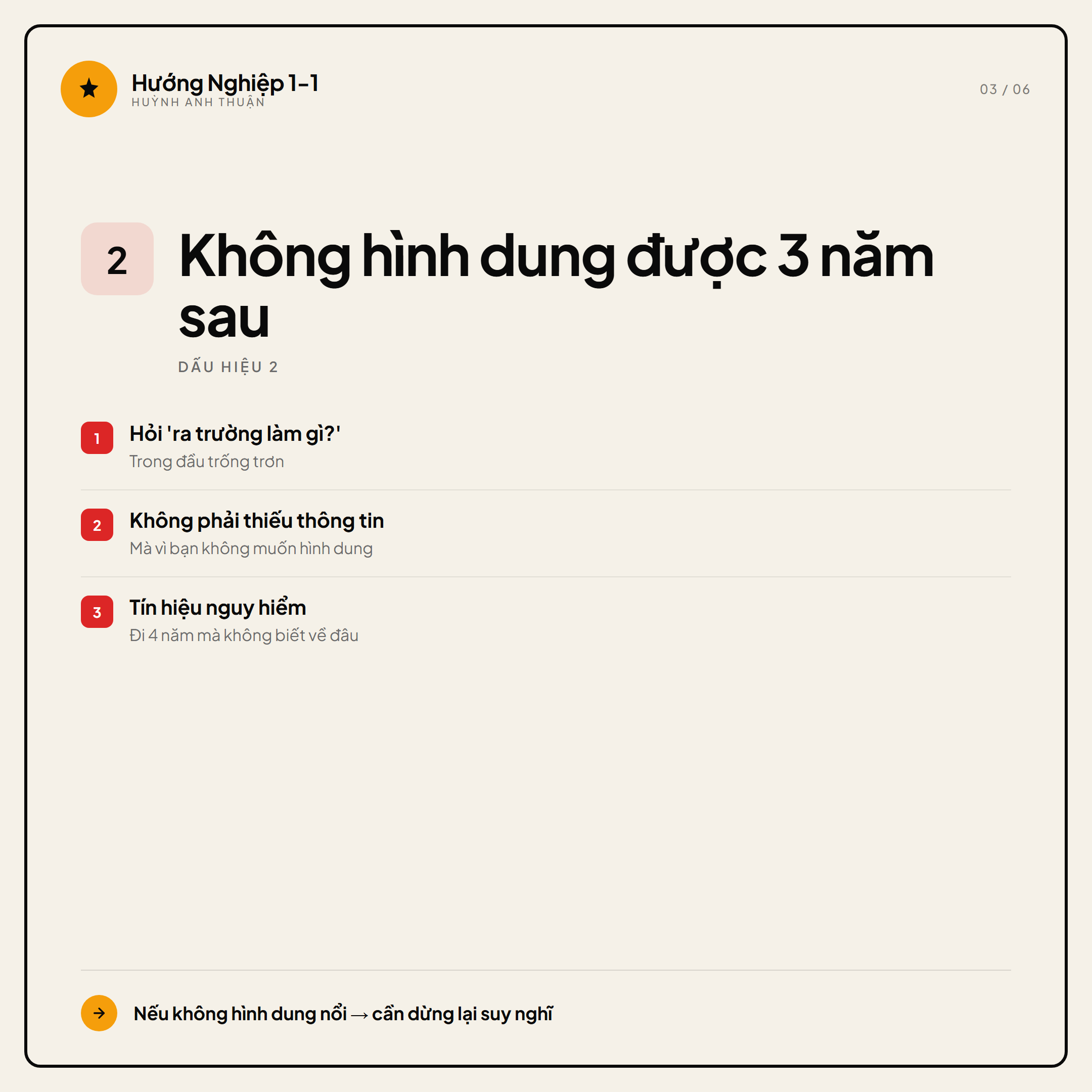 3 dấu hiệu đang học sai ngành — Slide 3