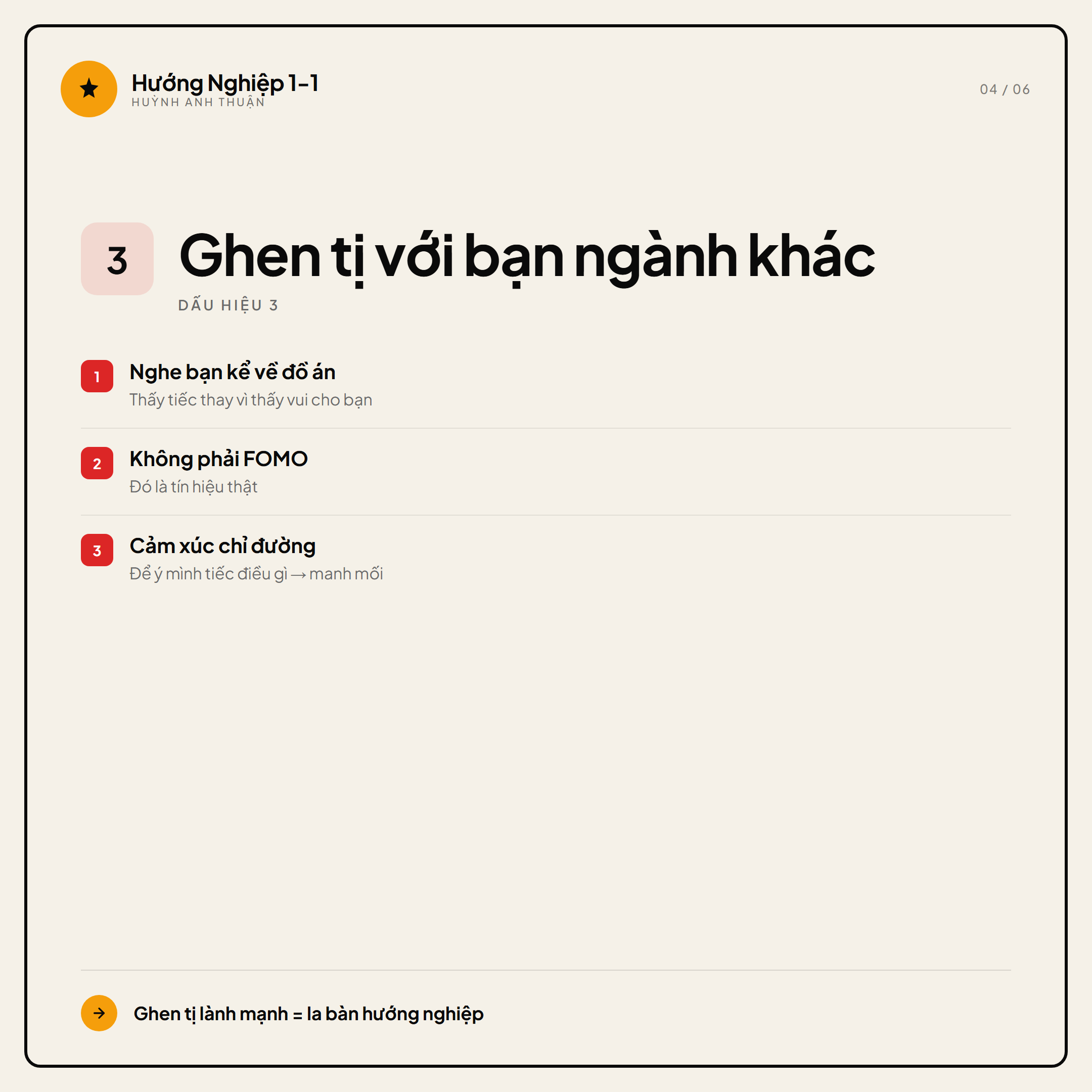 3 dấu hiệu đang học sai ngành — Slide 4