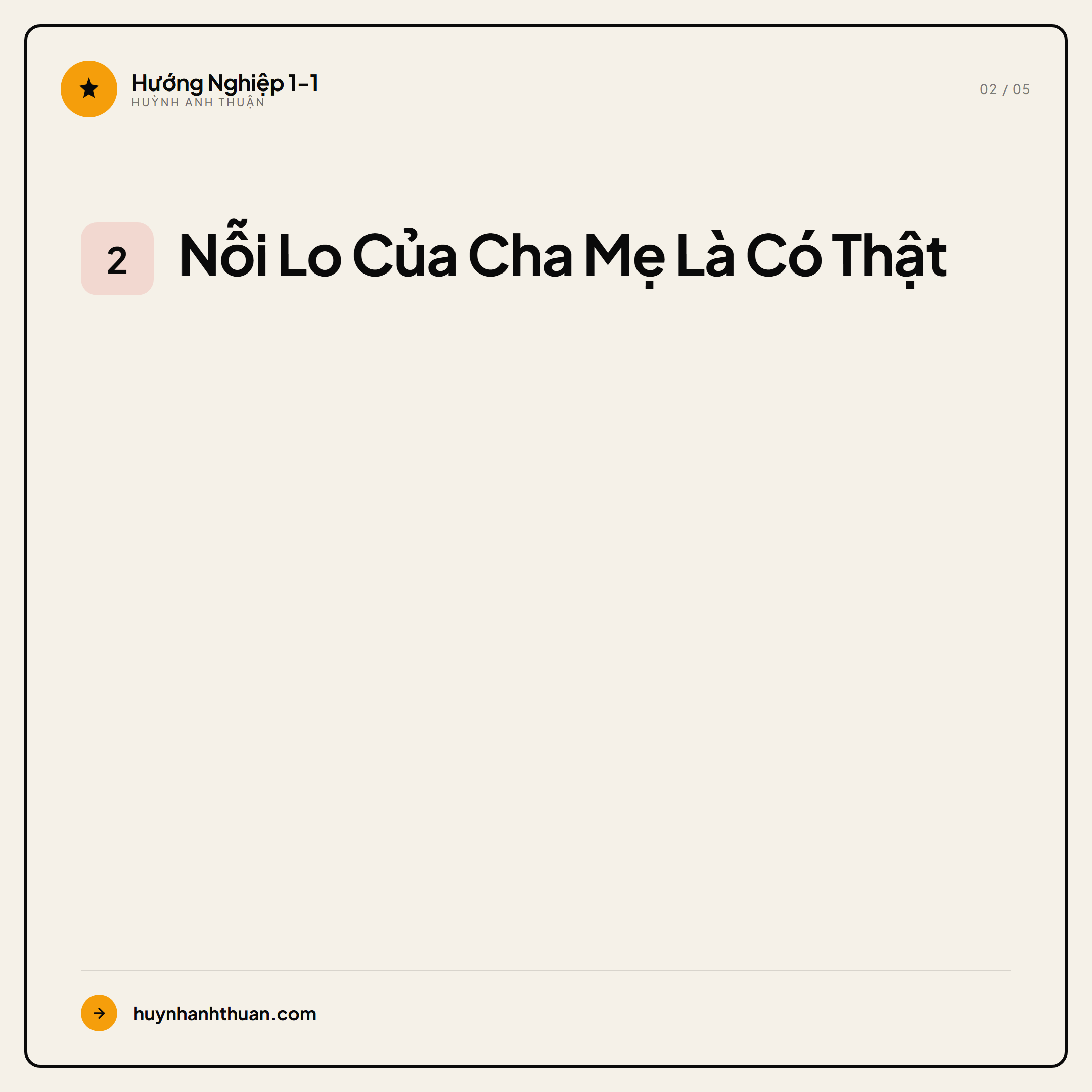 Khi con chọn ngành không có tương lai — Slide 2
