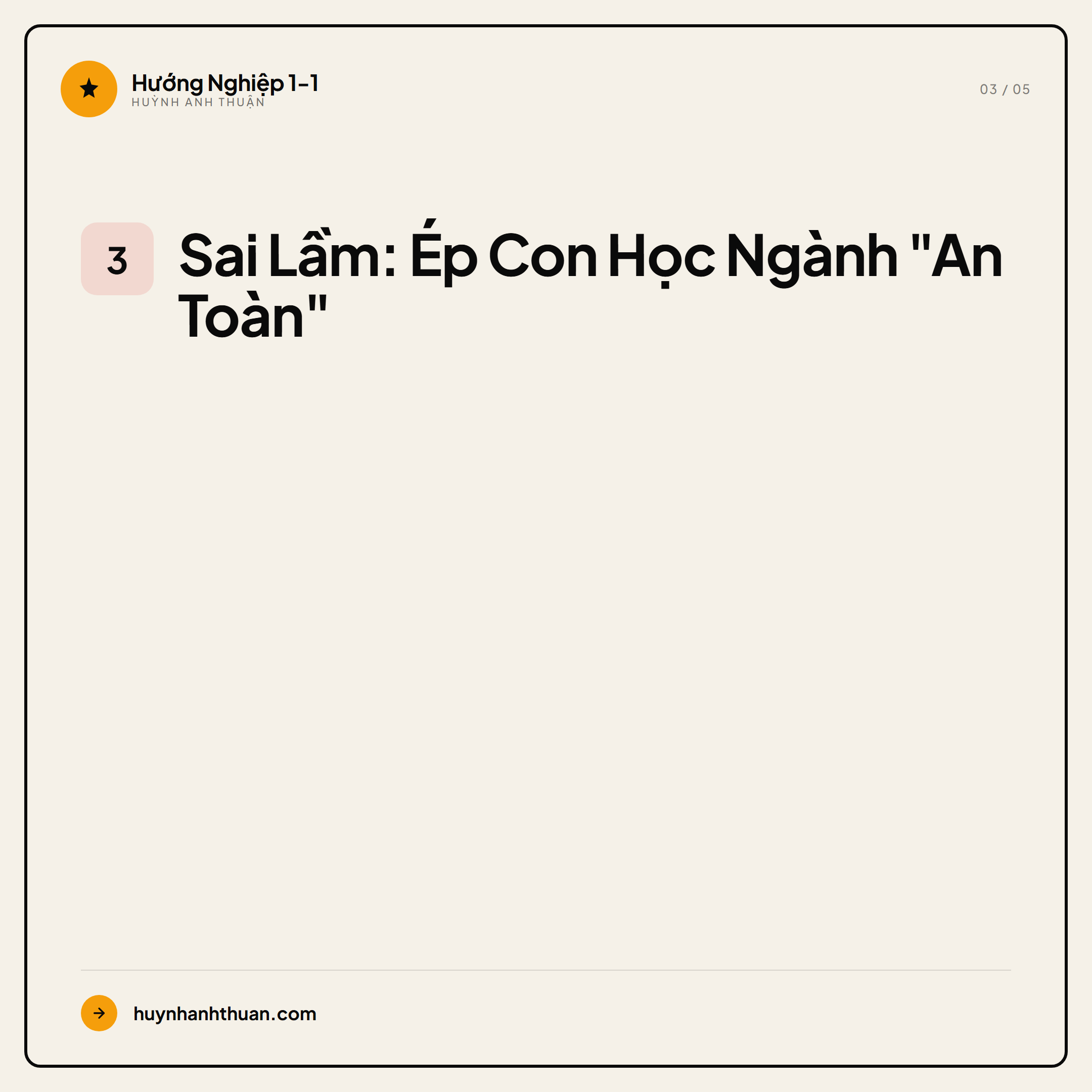 Khi con chọn ngành không có tương lai — Slide 3