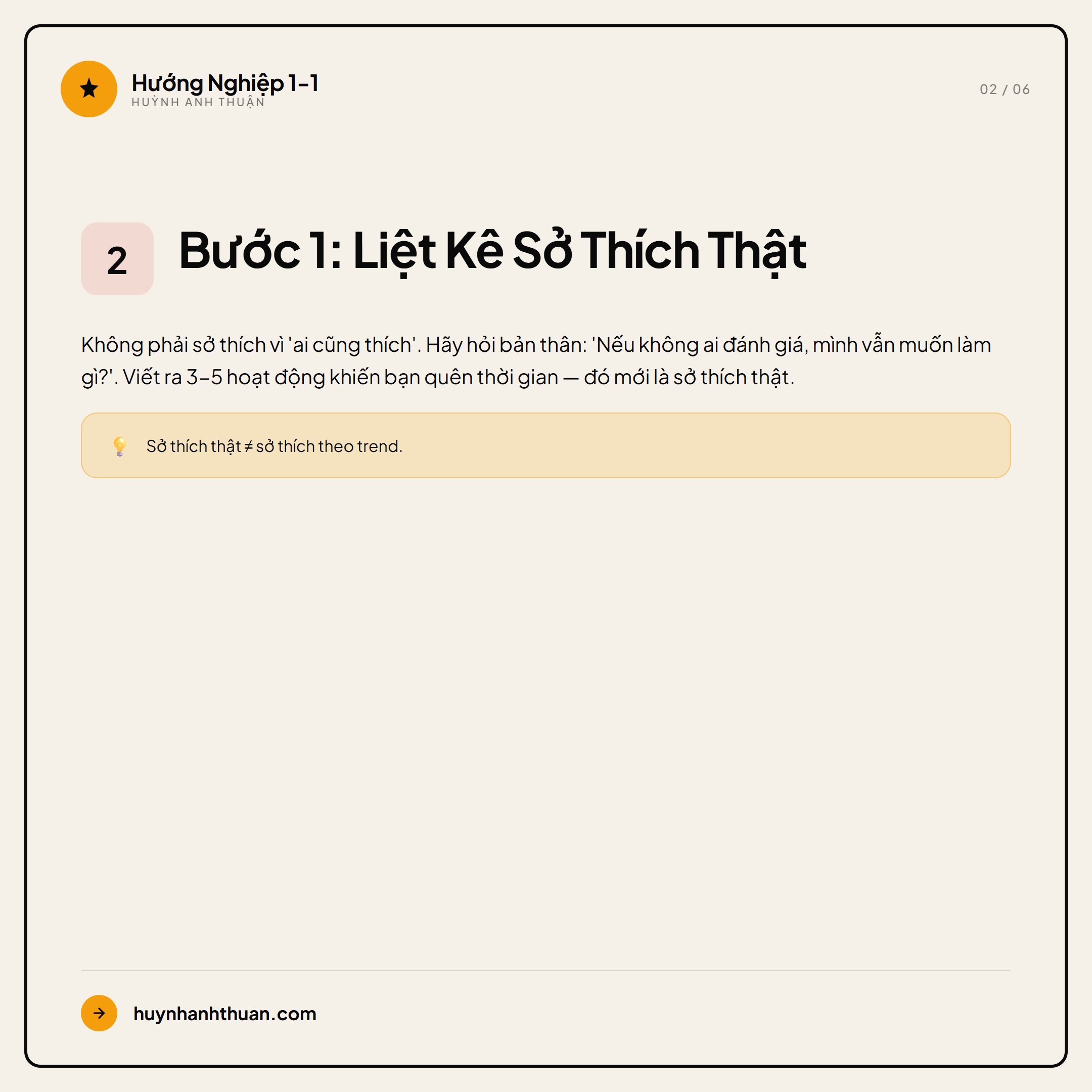 Công thức 3 bước ráp nối hướng nghiệp — Slide 2