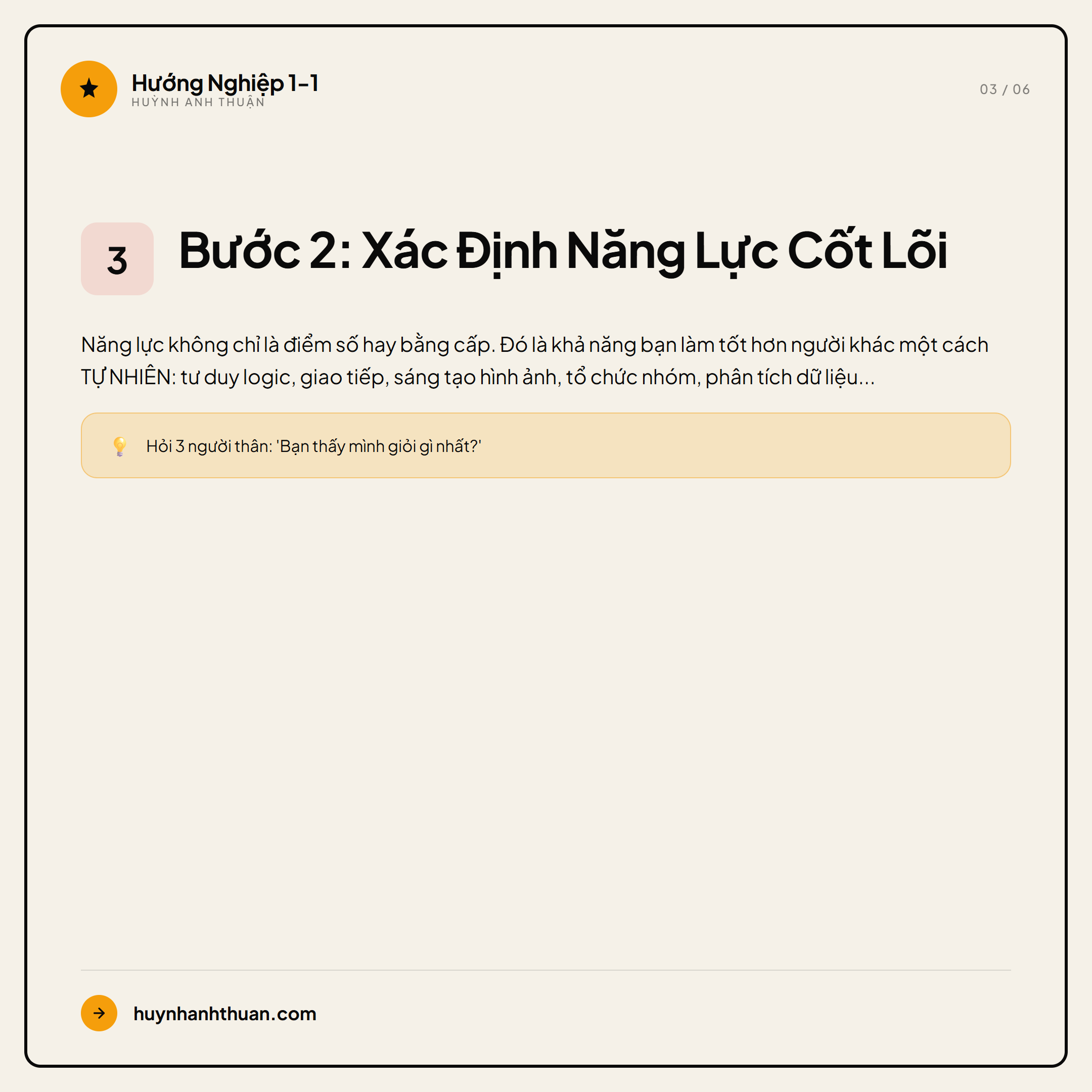 Công thức 3 bước ráp nối hướng nghiệp — Slide 3