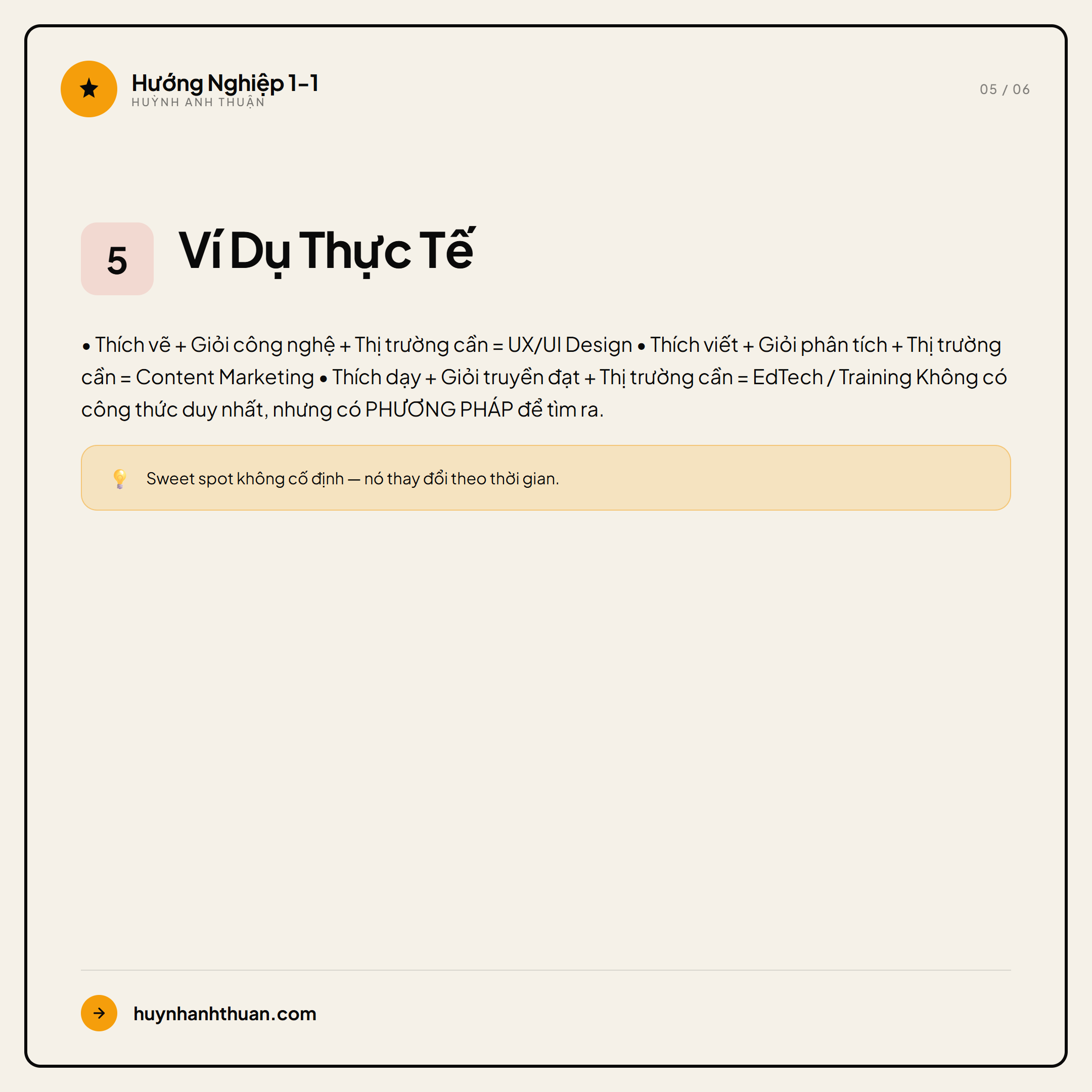 Công thức 3 bước ráp nối hướng nghiệp — Slide 5