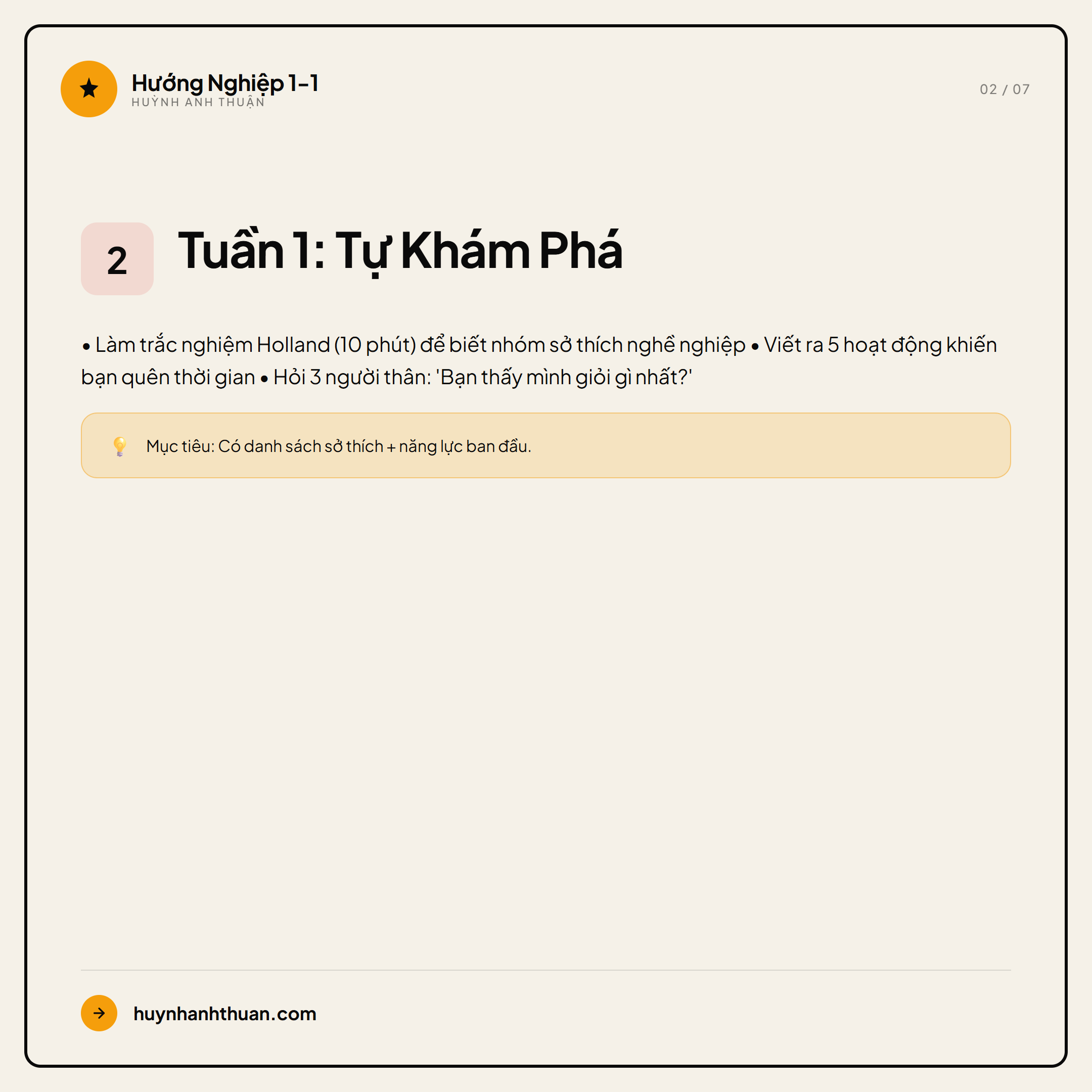 Lộ trình 30 ngày tự tin chọn ngành — Slide 2