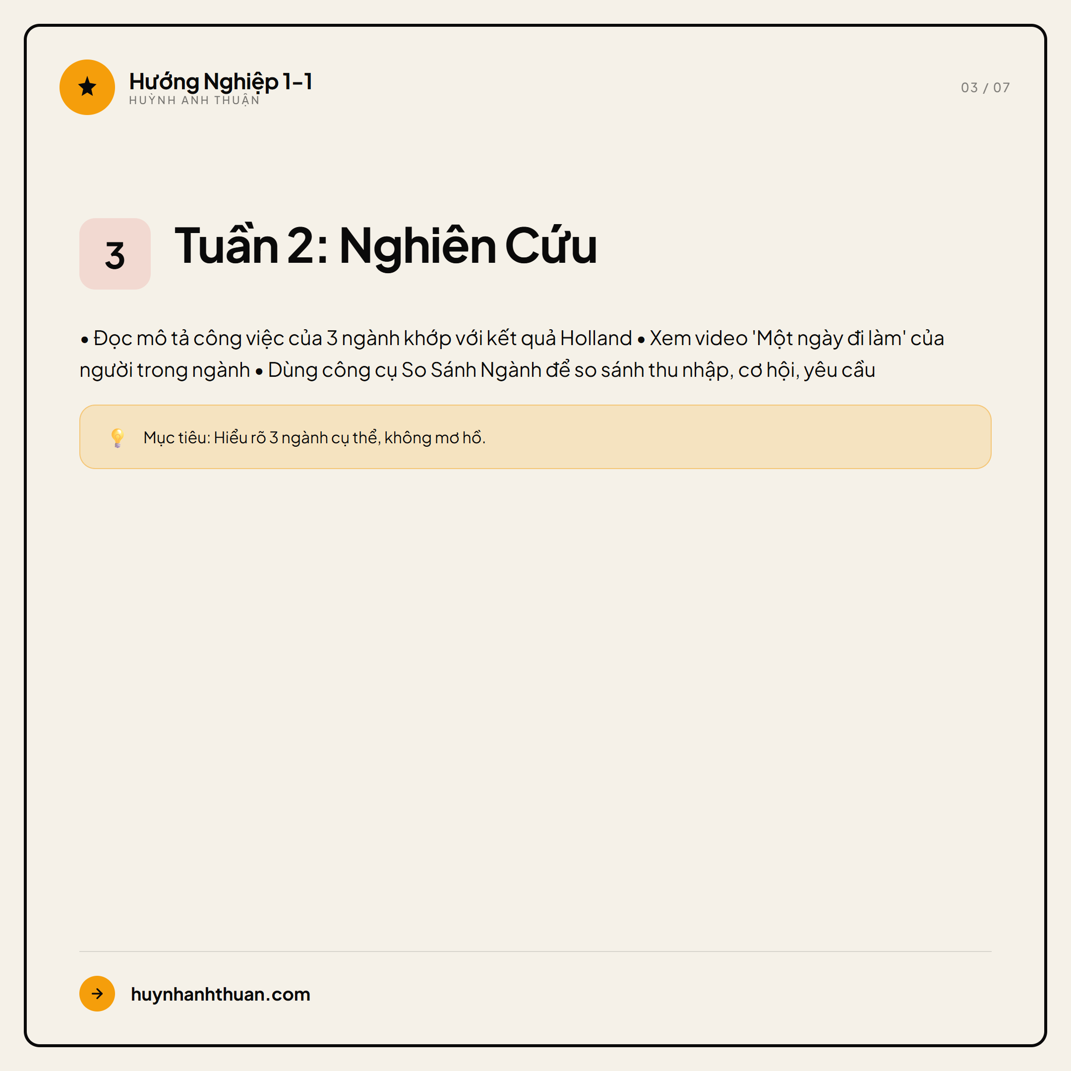 Lộ trình 30 ngày tự tin chọn ngành — Slide 3