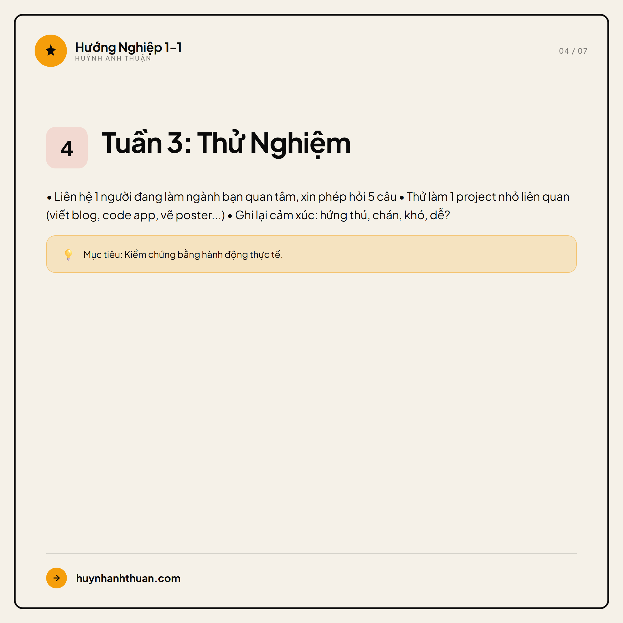 Lộ trình 30 ngày tự tin chọn ngành — Slide 4