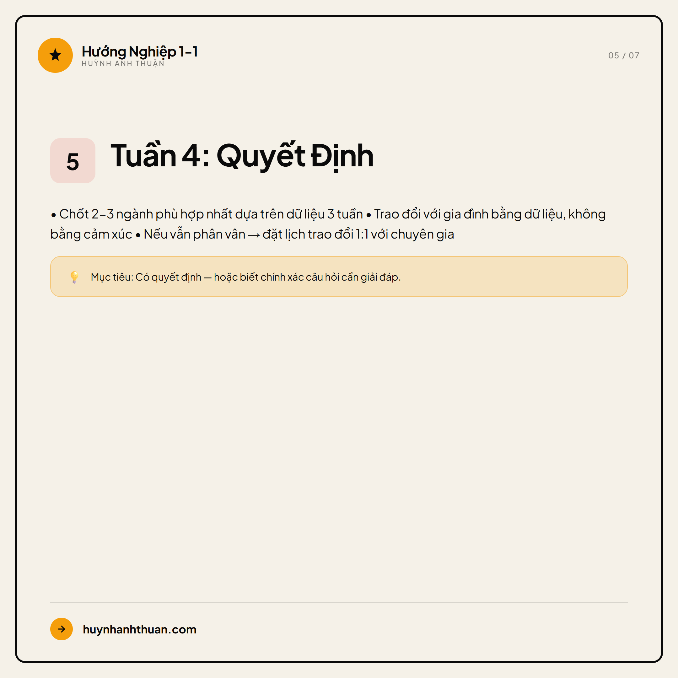 Lộ trình 30 ngày tự tin chọn ngành — Slide 5